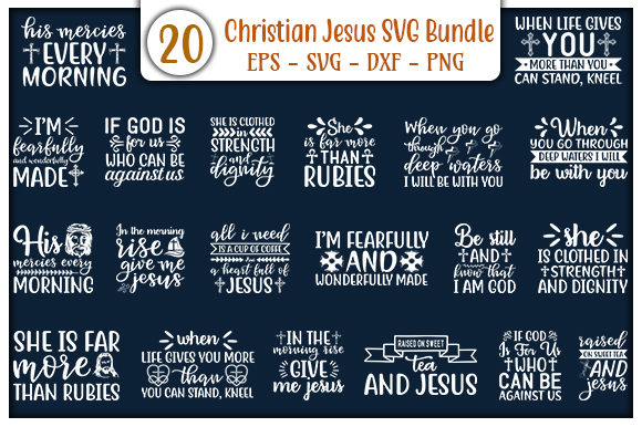 Christian Jesus Design Bundle for Creatives
