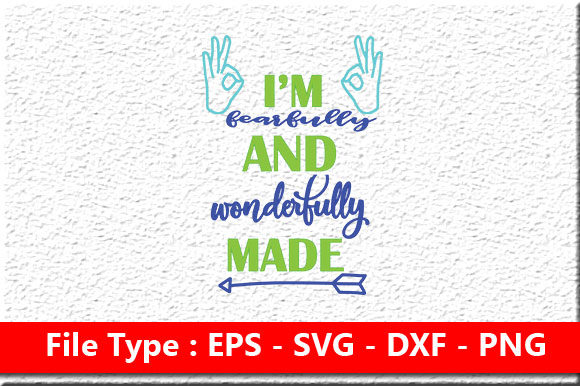 Christian Jesus SVG Design: Evaluating the “I’m Fearfully and Wonderfully Made” Theme