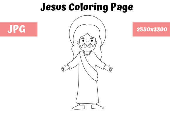 Coloring Page for Kids – Jesus: A Practical Guide for Parents and Educators