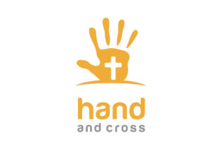 Cross Kids Hand Paint Christian Logo