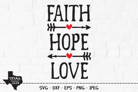 Faith Hope Love Christian Shirt Design Ideas