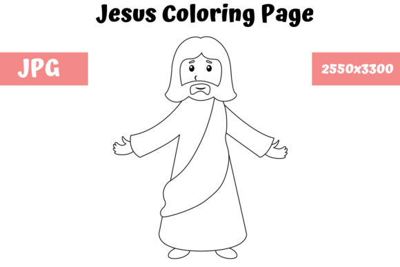 Jesus Coloring Pages for Kids