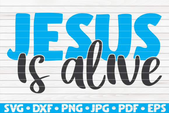 Jesus is Alive Easter Vector