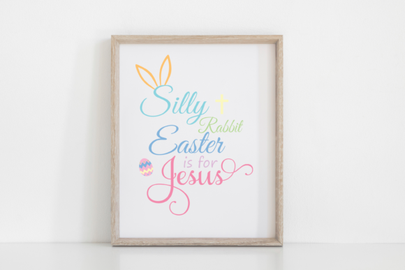 Silly Rabbit Easter Quote in Visual Branding