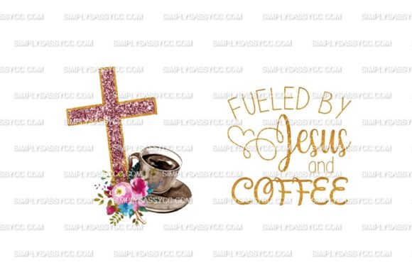 The Rise of Faith-Driven Branding: Why Fueled by Coffee and Jesus Set of 2 PNG Resonates with Today's Creators